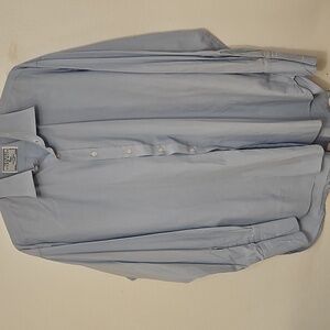 Charles Tyrwhitt 19 37 Men's Blue Shirt W Cuffs